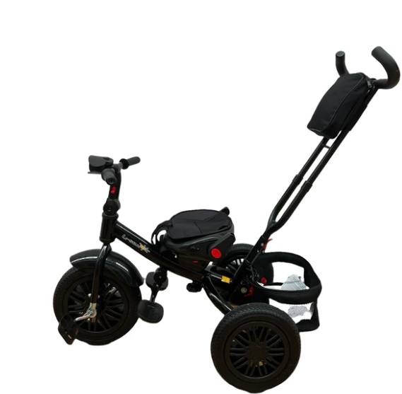 Tricicleta cu scaun reversibil Still, 6-36 luni, cu pozitie de somn, roata plina din cauciuc [3]