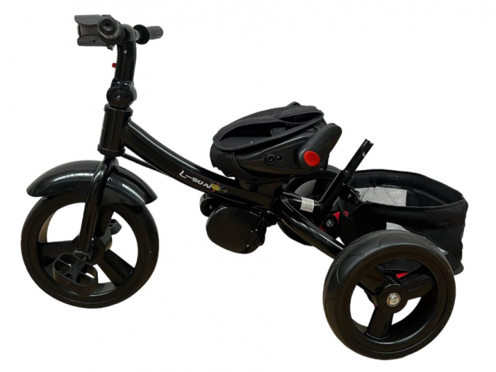 Tricicleta cu scaun reversibil Still, de la 6 luni la 5 ani, cu pozitie de somn, roata Eva plina, siliconata [8]