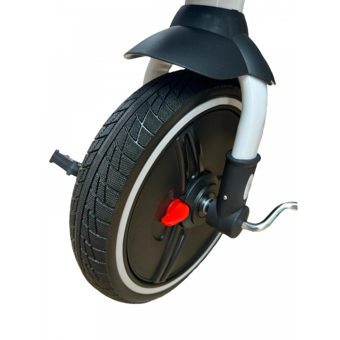 Tricicleta cu scaun reversibil Still, 6-36 luni, cu pozitie de somn in scaun tip scoica,  roata plina, cu lumini si muzica, SL01 [5]