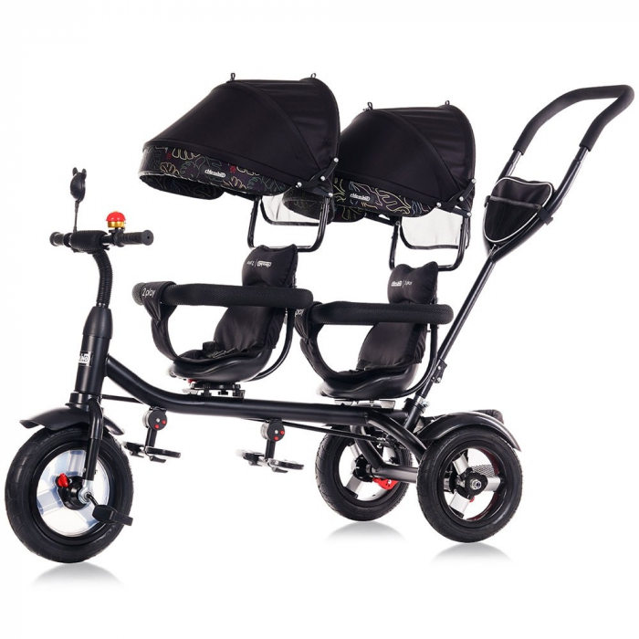 Tricicleta gemeni Chipolino 2Play obsidian leaves [2]