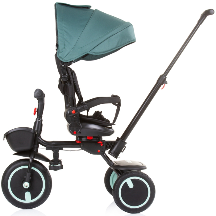Tricicleta pliabila Chipolino Quick Fold cu sezut reversibil aloe [6]