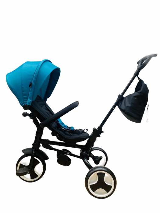 Tricicleta ultrapliabila, maner reversibil,3 in 1,Bubu-Still®,reversibila, pozitie de somn,albastra [3]