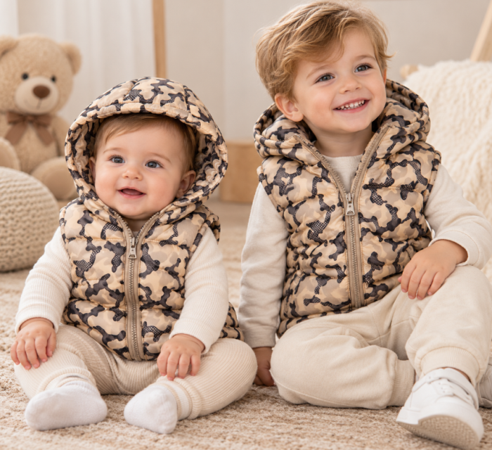 Vesta de fas pentru copii, Cu gluga, Camuflaj [2]