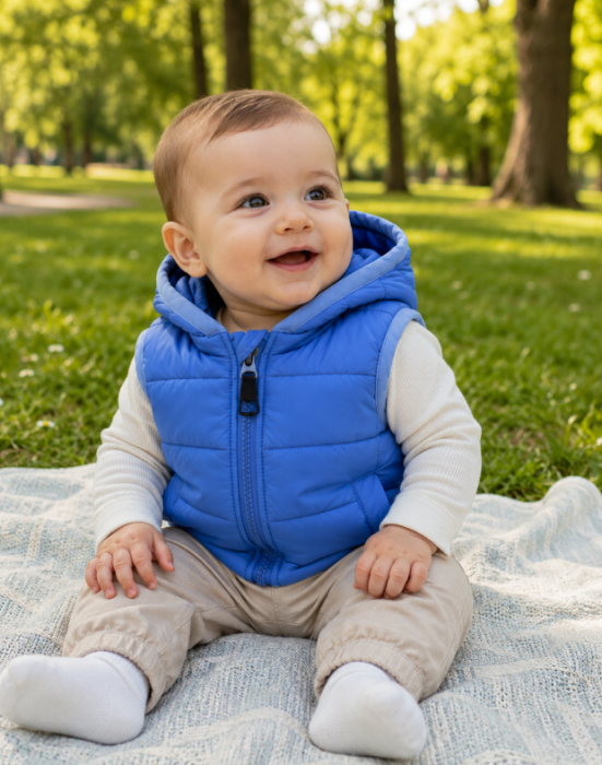 Vesta de fas pentru copii, Vitamins Baby, Bleu [2]
