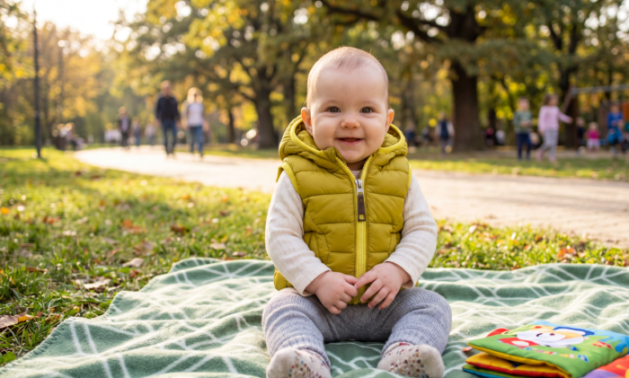 Vesta de fas pentru copii, Vitamins Baby, Mustar [2]