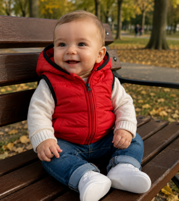 Vesta de fas pentru copii, Vitamins Baby, Rosie [4]