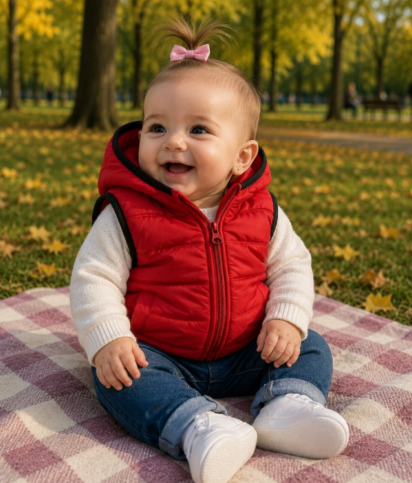 Vesta de fas pentru copii, Vitamins Baby, Rosie [3]
