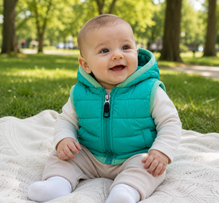 Vesta de fas pentru copii, Vitamins Baby, Verde [2]