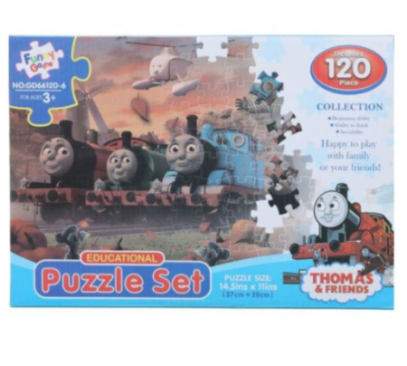 Puzzle si jocuri de construit - 120-Piece Thomas And Friends,puzzle