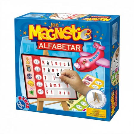 Jucarii educative - ALFABETAR CU TABLA - JOC MAGNETIC