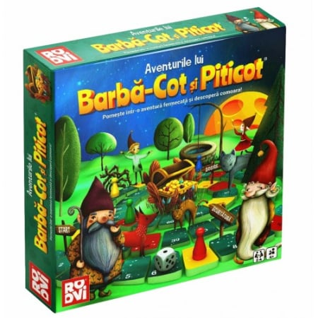 Jucarii - AVENTURILE LUI BARBA-COT SI PITICOT - JOC DE SOCIETATE