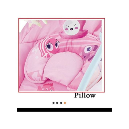 Balansoar leagan -A2 bebelusi cu telecomanda,tehnologie True Speed de recunoastere a greutatii copilului,roz [3]