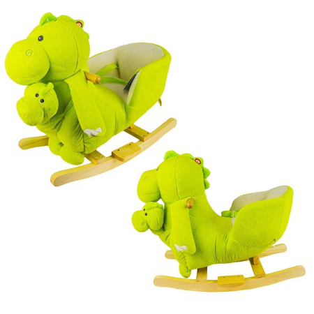 Balansoar Pentru Bebelusi, Dinozaur, Lemn + Plus, 60x34x45 Cm [1]