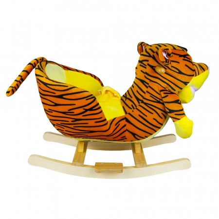 Balansoar Pentru Bebelusi, Tigru, Lemn si Plus, 60x34x45 Cm [1]