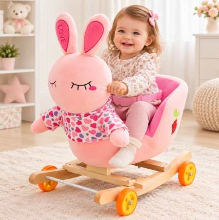 Pentru bebe - Balansoar Pentru copii, Iepuras coconas