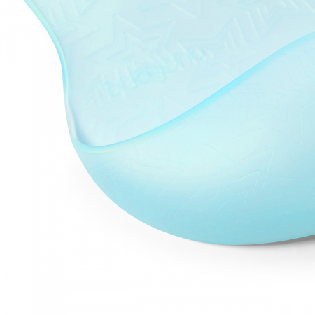 Barbita impermeabila din cauciuc moale si subtire, cu buzunar, peste 6 luni, albastru, Babyono [2]