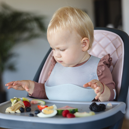 Barbita impermeabila din cauciuc moale si subtire, cu buzunar, peste 6 luni, albastru, Babyono [7]