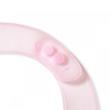 Barbita impermeabila din cauciuc moale si subtire, cu buzunar, peste 6 luni, roz, Babyono [3]