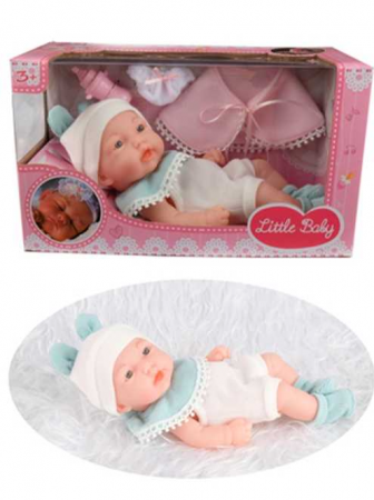 Papusi, plusuri, zane si figurine - Bebelus Cu Accesorii, Dimensiune produs: 26x9x11 cm.