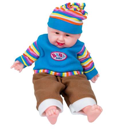 Papusi, plusuri, zane si figurine - Bebelus Happy, 35cm