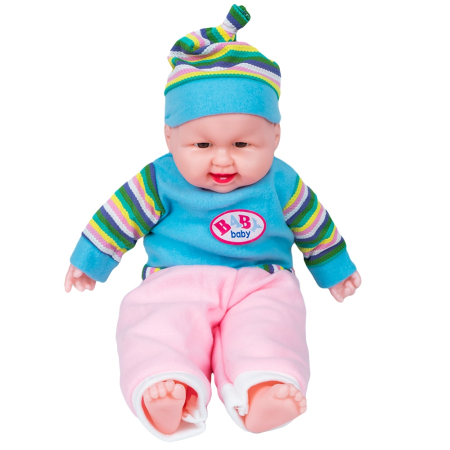 Papusi, plusuri, zane si figurine - Bebelus Happy, 35 cm,fetita