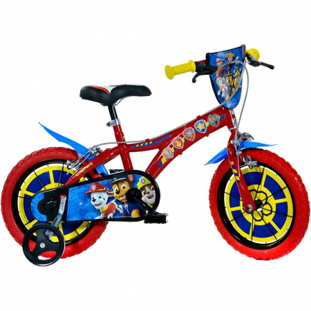 Trotinete si biciclete - Bicicleta copii Dino Bikes 14" Paw Patrol