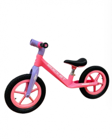 Trotinete si biciclete - Bicicleta, De echilibru, fara pedale, Cu roti din cauciuc gonflabile, pentru copii 2-5 ani, cu far luminos