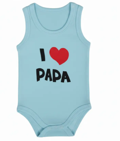 Body - Body copii, Imi iubesc tatal, Bleu
