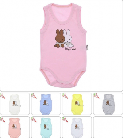 Body - Body copii, Model iepuras, Tip maiou