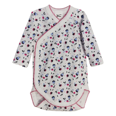 Body - Body, pentru bebelus, Bumbac 100%, Bubu-Still, flori de camp 1-3 luni, 52-54 cm