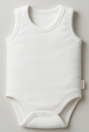 Haine bebe fetite - Body simplu, Alb, maiou, nou nascut