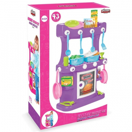 Bucatarie Pilsan Hamarat Kitchen Set purple [1]