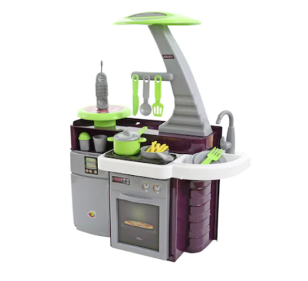 Jucarii role-play copii - Bucatarie premium Laura cu aragaz si accesorii, Coloma