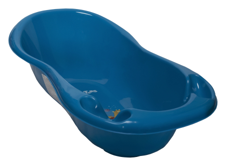 Pentru bebe - CADITA COPII 86CM CU SENZOR SI DOP MONSTERS ALBASTRU MN