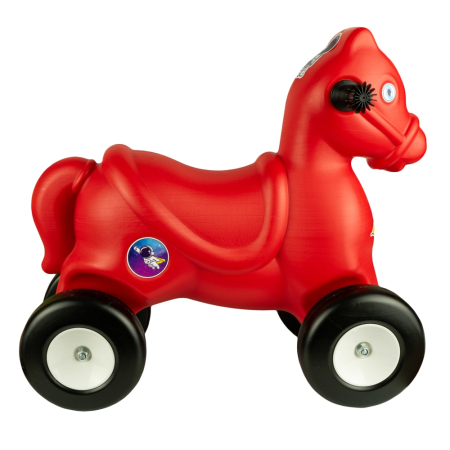 Calut Balansoar 2 In 1, 55x27.5x49 cm, Rosu [2]