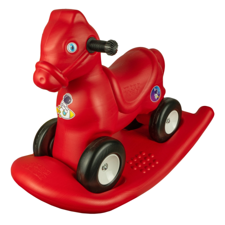 Pentru bebe - Calut Balansoar 2 In 1, 55x27.5x49 cm, Rosu