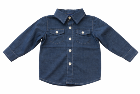 Bluze si pulovere - Camasa gri albastrui,maneca toamna-vara,Vitamins Baby