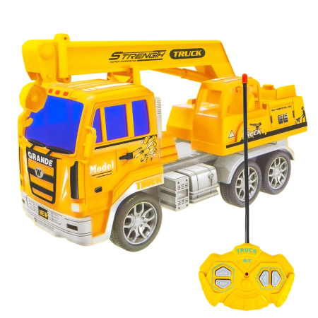 Masinute si trenulete - Camion RC, Cu Macara, 24x8x13 Cm