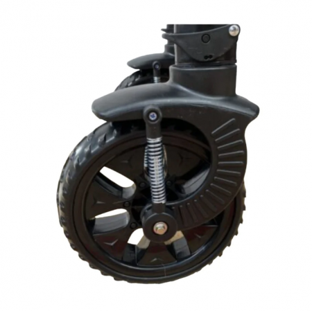 Carucior 0-36 luni, cu maner reversibil, geanta de accesorii si cos cumparaturi, Albastru [3]