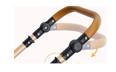 Carucior 2 in 1, Cu landou Reversibil, copertina extensibila, geanta pentru scutece, Belecoo, Turcoaz [6]