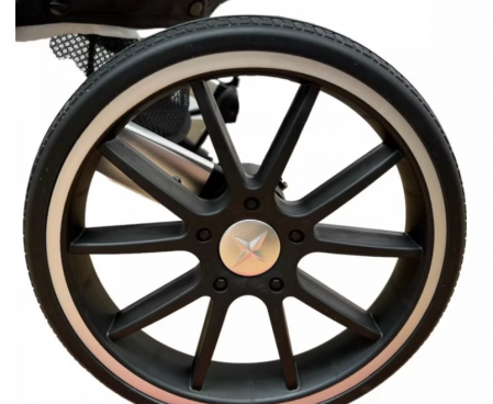 Carucior 2 in 1, dubla suspensie, matlasat, Bubu-Still Sun, 0-36 luni, Roz [8]