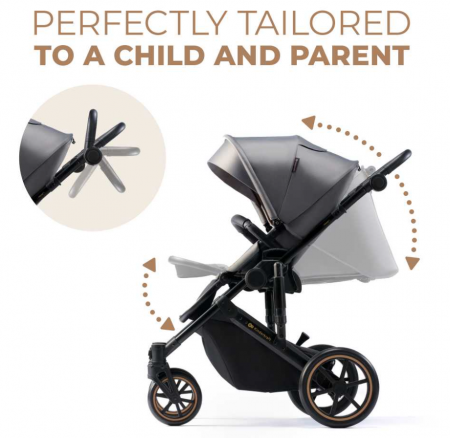 CARUCIOR 2 IN 1 KINDERKRAFT PRIME 2, SHADOW GREY [6]