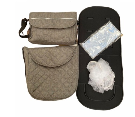 Carucior 2 in 1, Modul sport inclus, Bubu-Still Sun, Strangere troler, Salteluta din bambus,bej [5]