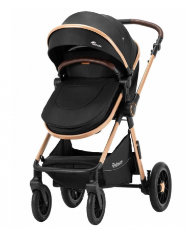 Carucior 2 in 1, Teknum, Modul sport transformabil din landou, Plasa de insecte, saltea si geanta de scutece, Manusi de protectie [2]