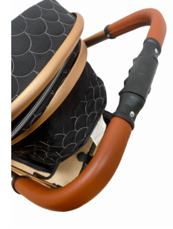 Carucior 3 in 1, Geanta de scutece, cu suspensie, Bubu-Still Sun-gri [6]