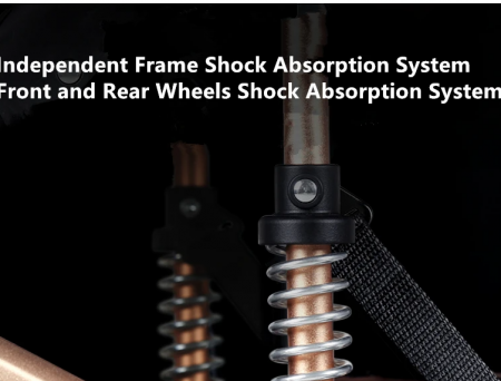 Carucior 3 in 1, Geanta de scutece, Suspensie dinamica pe roata, Parasolar extensibil, Bubu-Still, bej [2]