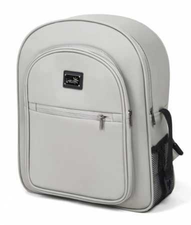 Carucior 3 in 1, 0-36 luni, Colectia Fizio-Lux G8, Piese distincte, Cu Suspensii, Landou reversibil, Husa de ploaie si insecte, Geanta de scutece, Manusi de protectie, Eco-piele, Gri [5]