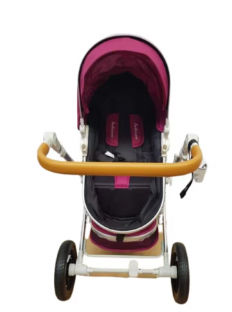 Carucior, 3 in 1, Geanta de scutece, Suspensie dinamica pe roata si cadru, Bubu-Still, Mov pastel [3]