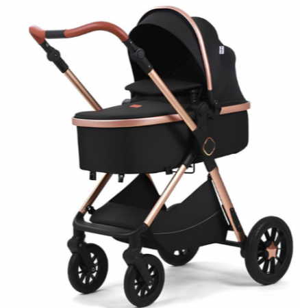 Carucior, 3 in 1, Geanta de scutece, Suspensie interioara, Original Kidilo, Roata din cauciuc siliconat [2]