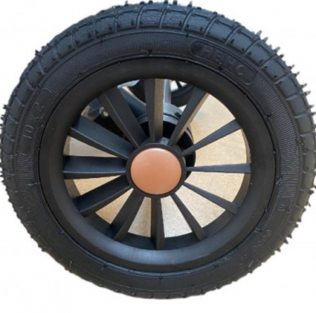 Carucior 3 in 1, Geanta de scutece, Suspensie pe roata, Bubu-Still, Gri - Roz [9]